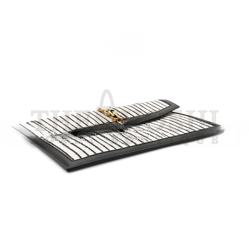 Y51 UPTOWN POUCH IN CANVAS AND SMOOTH LEATHER 565739554238 (27*16*2cm) Master Quality